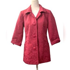 🩷🩷 Cute “Barbie” Pink Suit Jacket with collar and Front Pockets Size Small!
